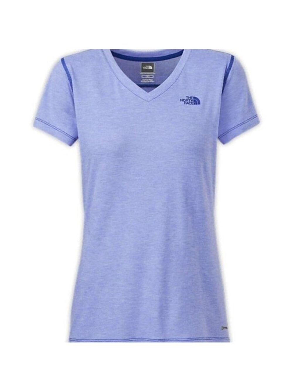 The North Face Blue v neck T Shirt Medium